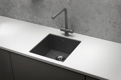 Кухонная мойка Granula GR-4445U (440*450) Графит Матовый