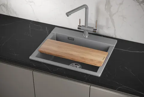 Кухонная мойка Granula ES-5804 (580*500) Алюминиум