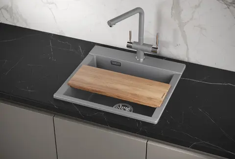 Кухонная мойка Granula ES-5201 (520*500) Алюминиум