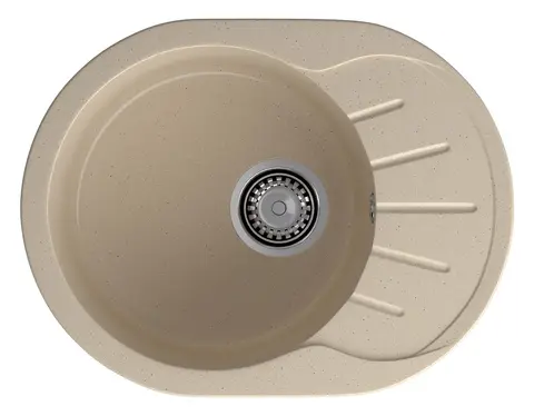 Кухонная мойка Granfest Rondo 580L (579*445) Кашемир