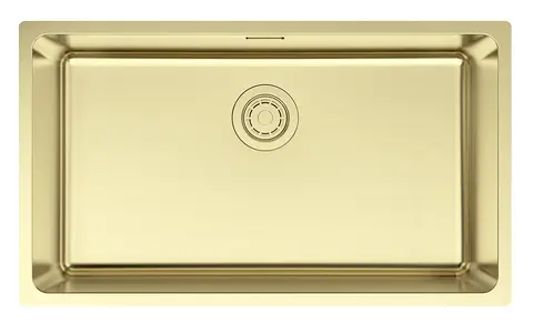 Кухонная мойка Paulmark Yuni 76 UNI (760*440) Светлое золото LG