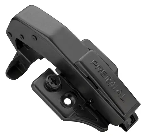 Петля 3D 90* Premial Con Brio для алюм. профиля с довод. Black Н=0 (250258)