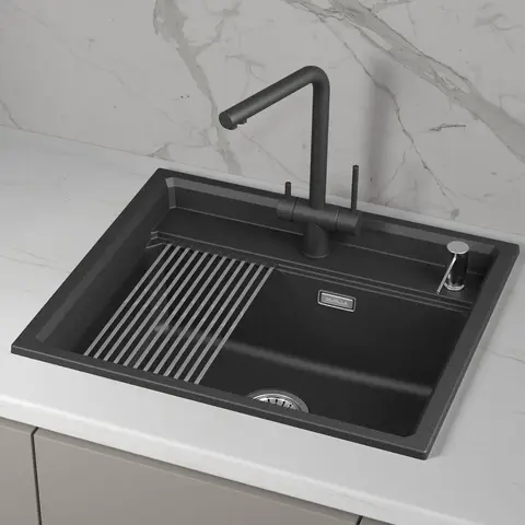Кухонная мойка Granula KS-6003i (600*510) Черный